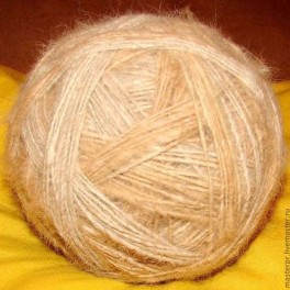 Пряжа «Хаски» для ручного вязания (на ЗАКАЗ).Прядение шерсти.