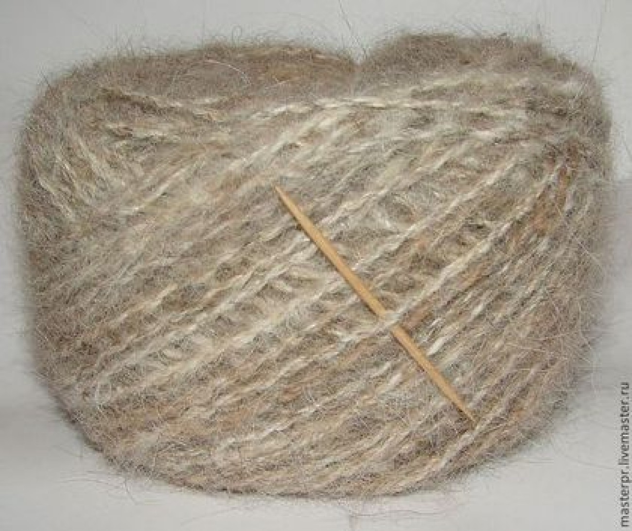 Пряжа «Звезда Кавказа»125м100гр для ручного вязания из собачьей шерсти.